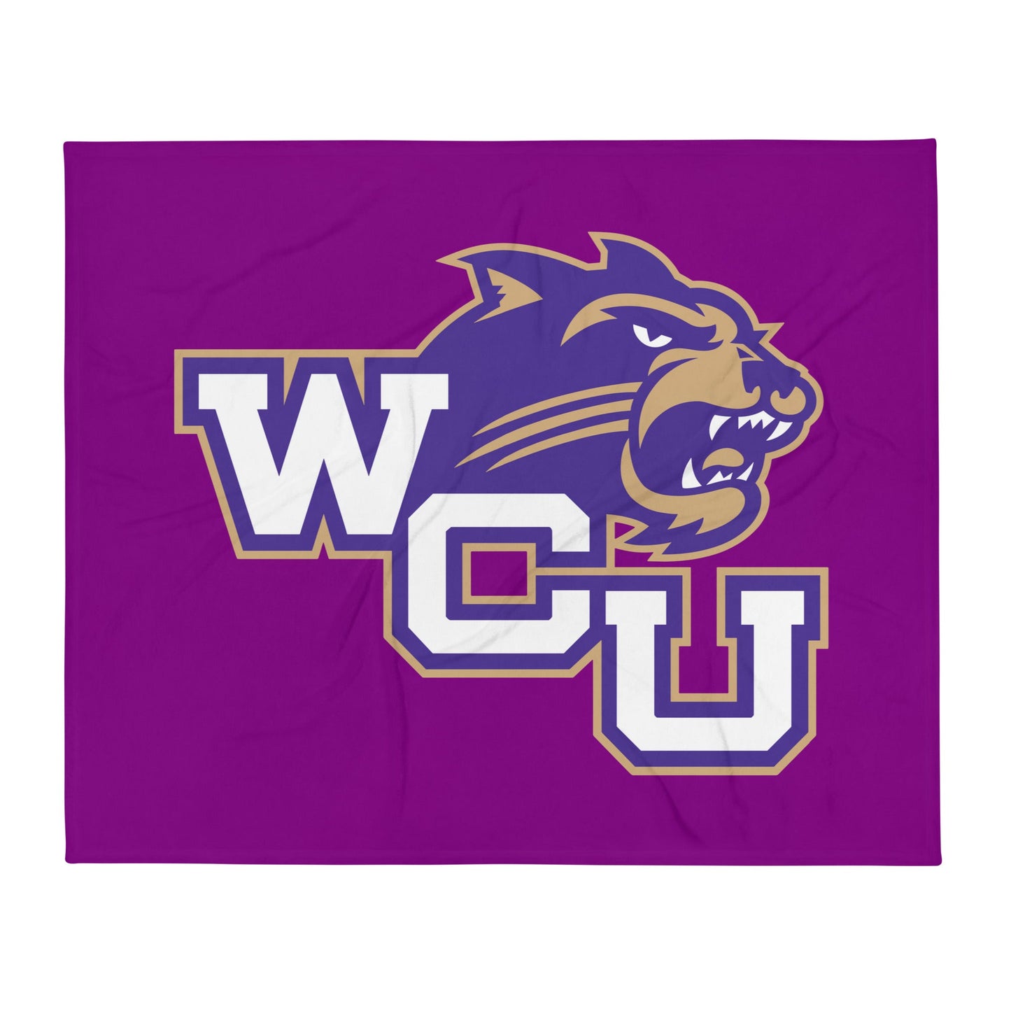 Throw Blanket | Western Carolina Ultimate | Battle Athletics Logo
