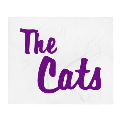 Throw Blanket | Western Carolina Ultimate | Cats Wordmark Logo