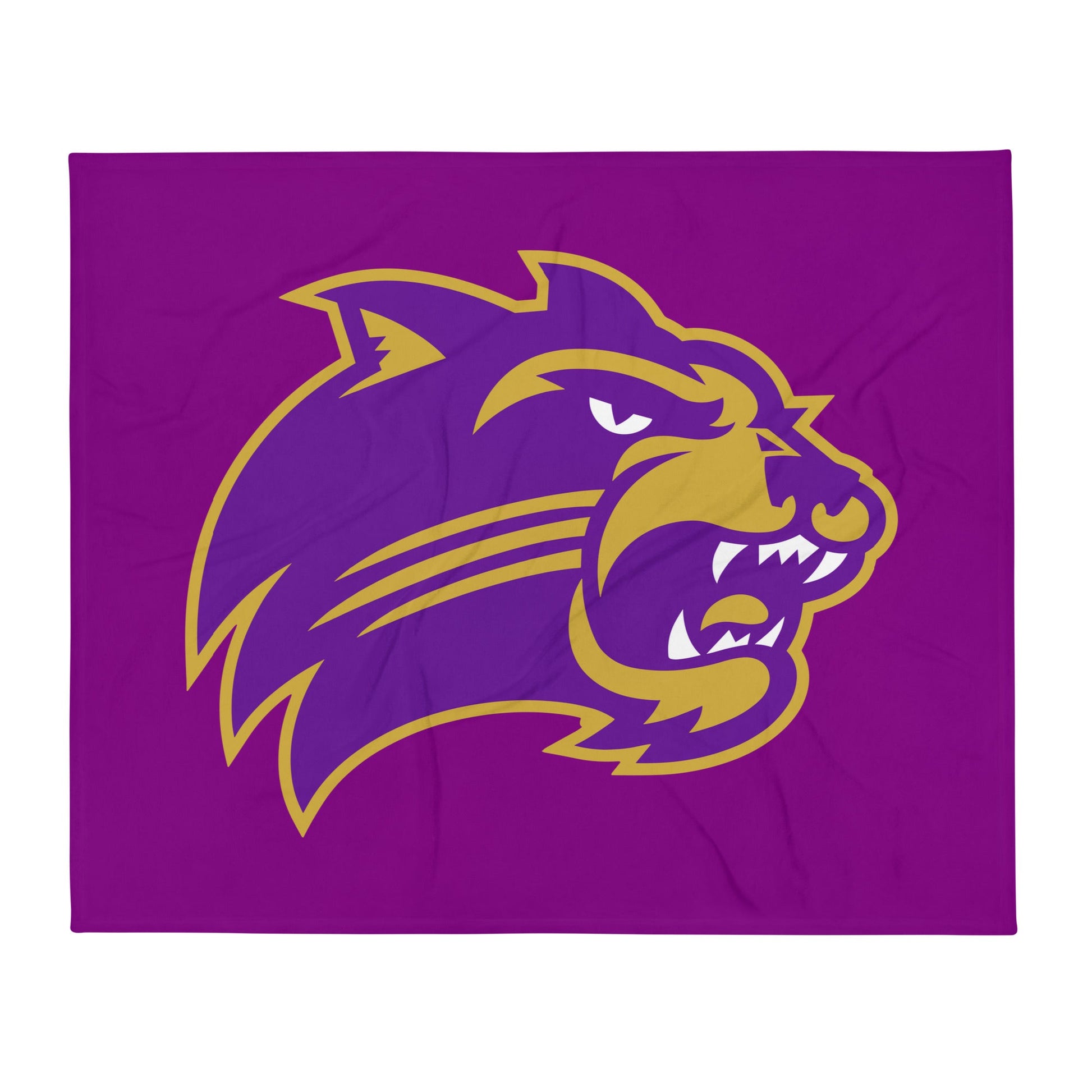 Throw Blanket | Western Carolina Ultimate | Wildcats Crest Logo