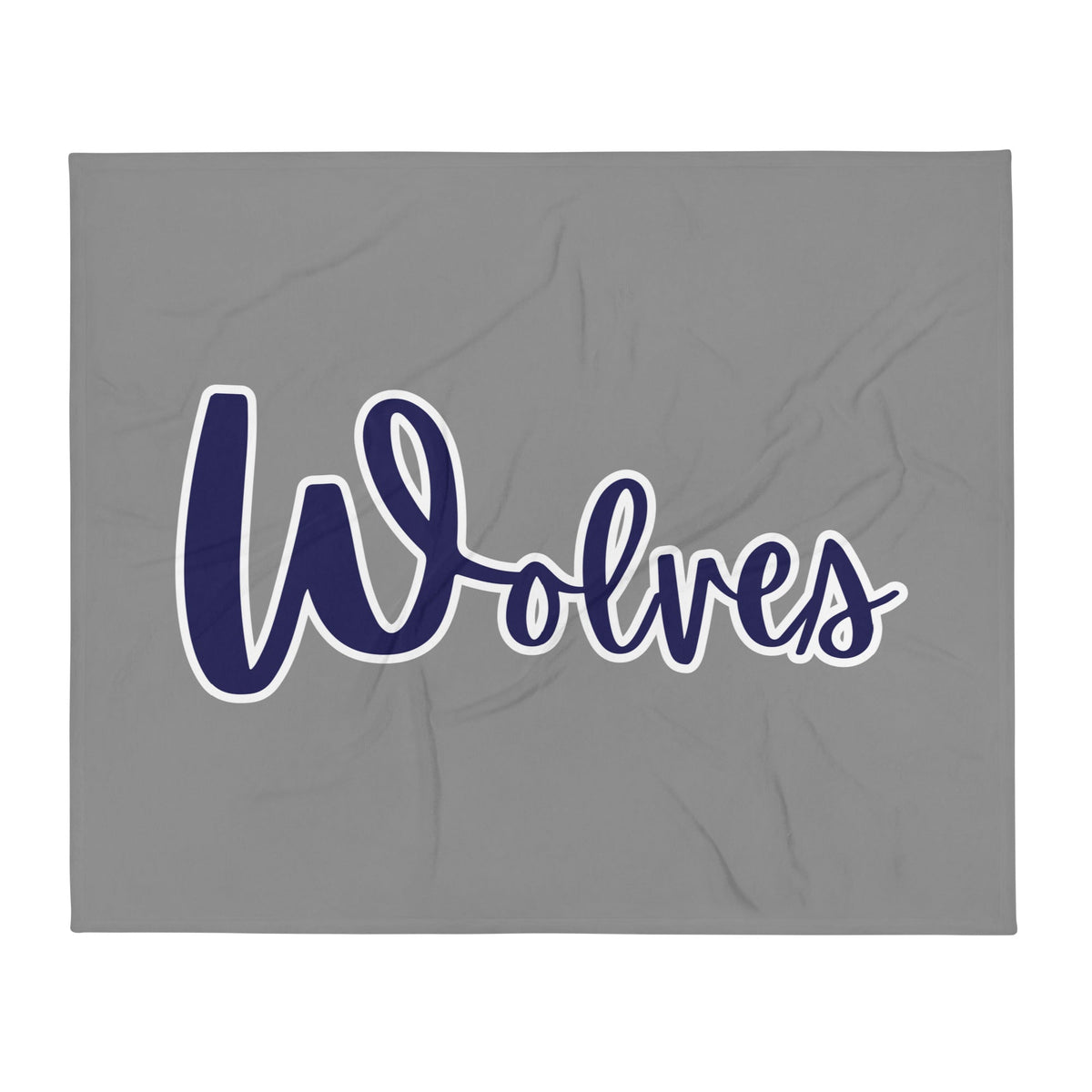 Throw Blanket | White Mountain School | Script Logo