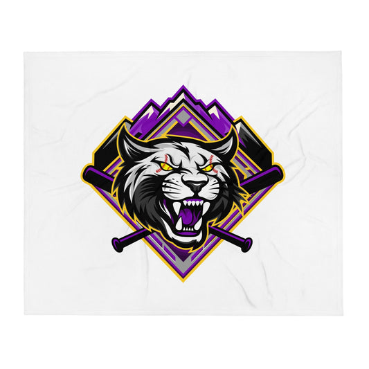 Throw Blanket | Wildcats Softball | Crest Logo
