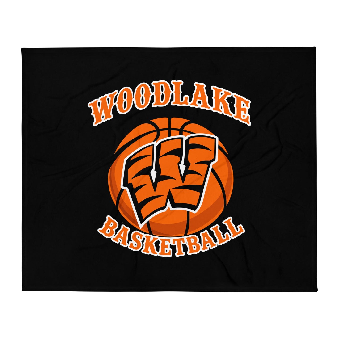 Throw Blanket | Woodlake Boys Basketball | Athletics Logo