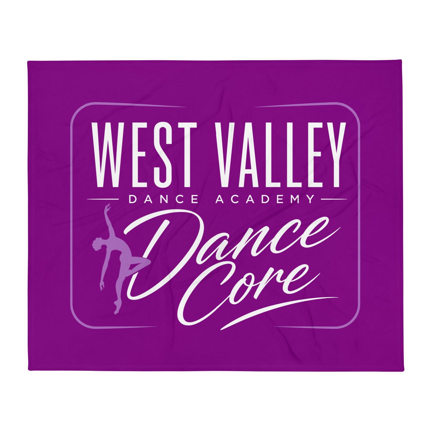 Throw Blanket | WVDA Dance Core | Modern Script Logo