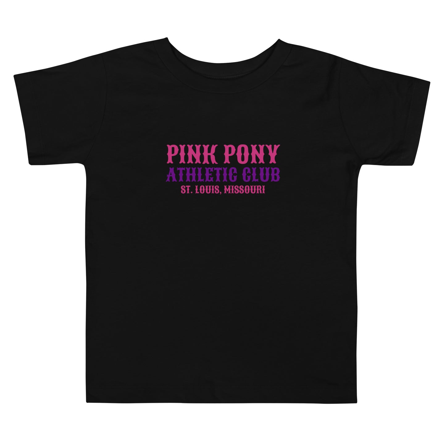 Performance | Toddler T-Shirt | Pink Pony Athletic Club | Athletic Wordmark Logo