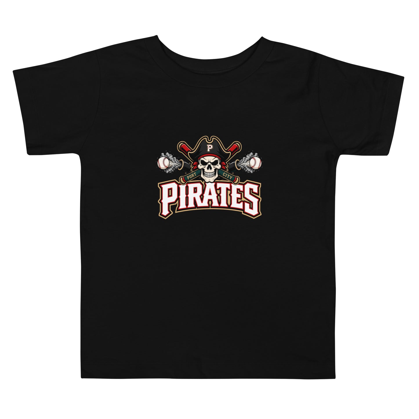 Performance | Toddler T-Shirt | Port City Pirates | Cannonball Portside Logo