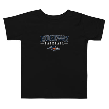 Performance | Toddler T-Shirt | Ridgeway High School Baseball | Modern Script Logo