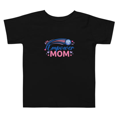 Performance | Toddler T-Shirt | Empower Volleyball Club | Mom Crest Logo