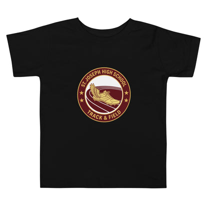 Performance | Toddler T-Shirt | St. Joseph High School - Track & Field | Badge Logo