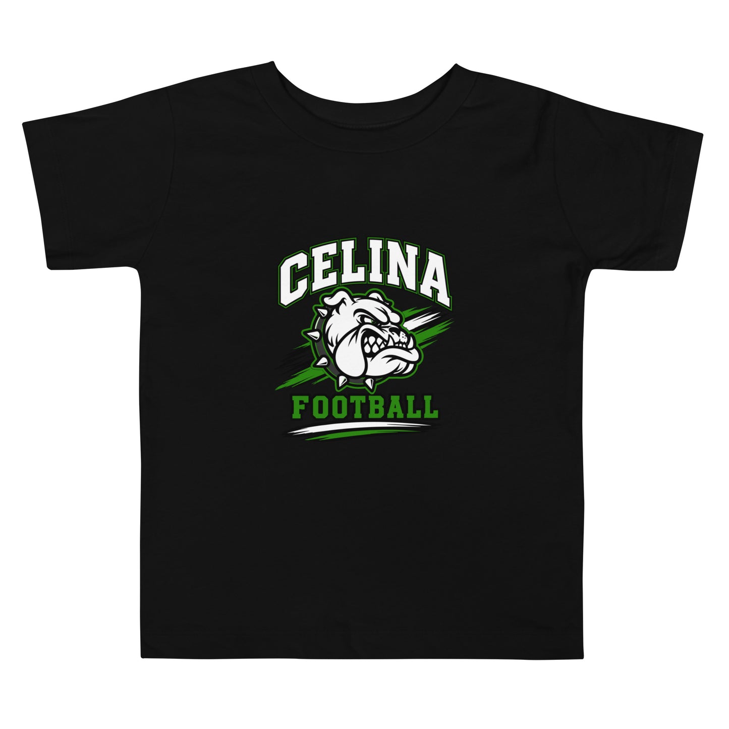 Performance | Toddler T-Shirt | Celina Black Football | Emblem Logo