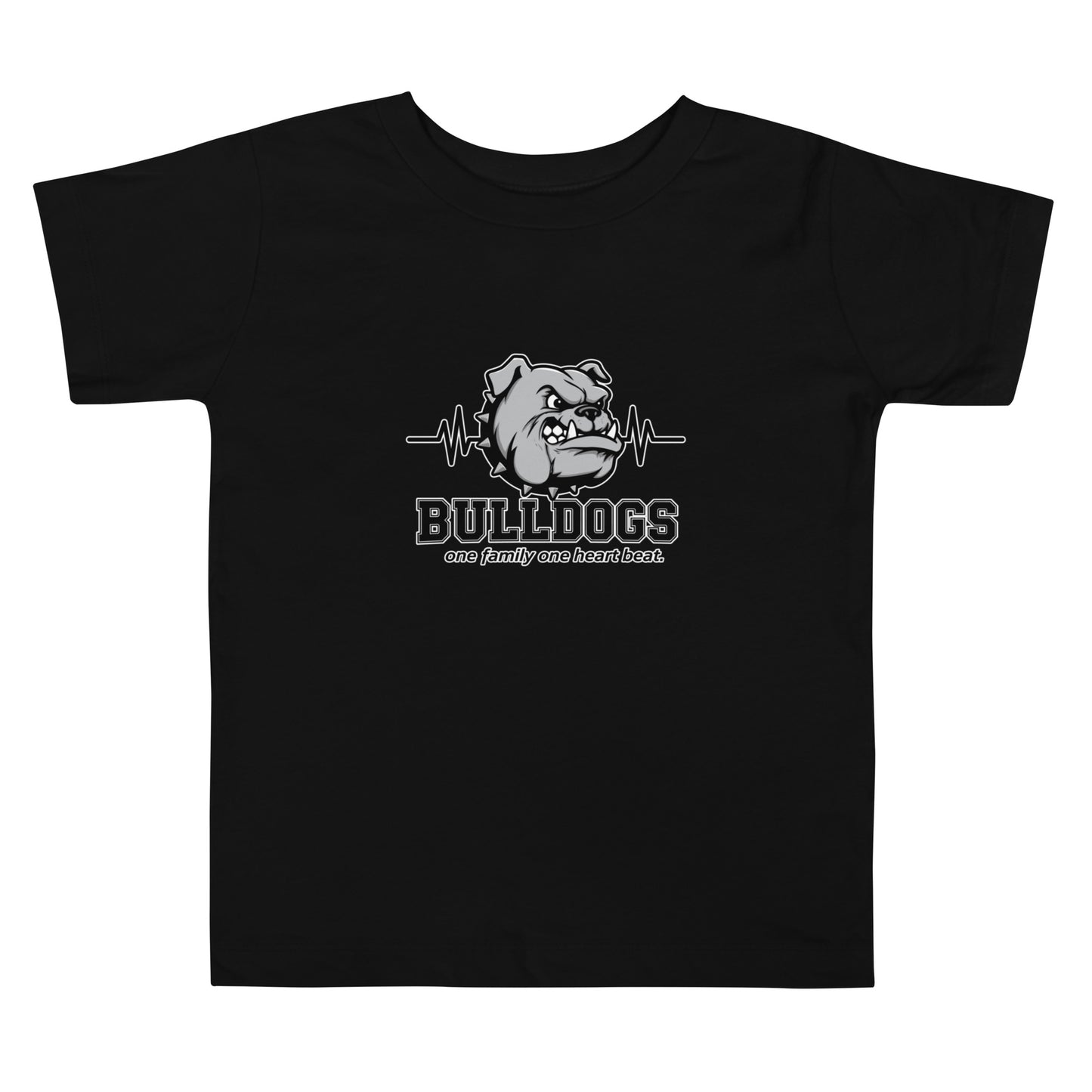 Performance | Toddler T-Shirt | Celina Recreational Football Black | Bulldogs Crest Logo