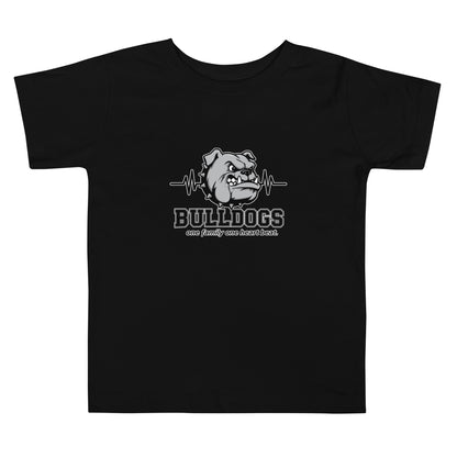 Performance | Toddler T-Shirt | Celina Recreational Football Black | Bulldogs Crest Logo