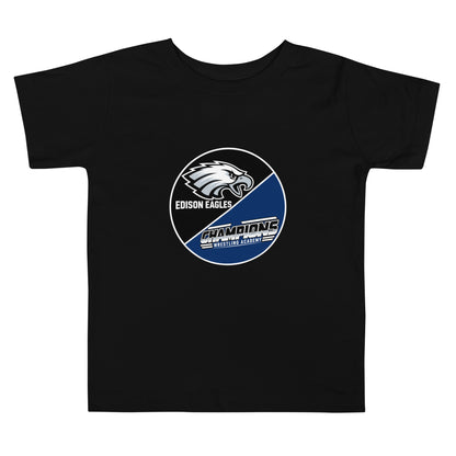 Performance | Toddler T-Shirt | Edison Eagles/CWA Wrestling | Badge Logo