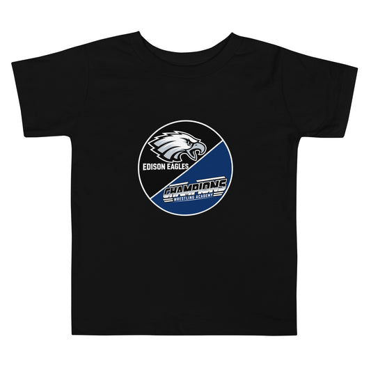 Performance | Toddler T-Shirt | Edison Eagles/CWA Wrestling | Badge Logo
