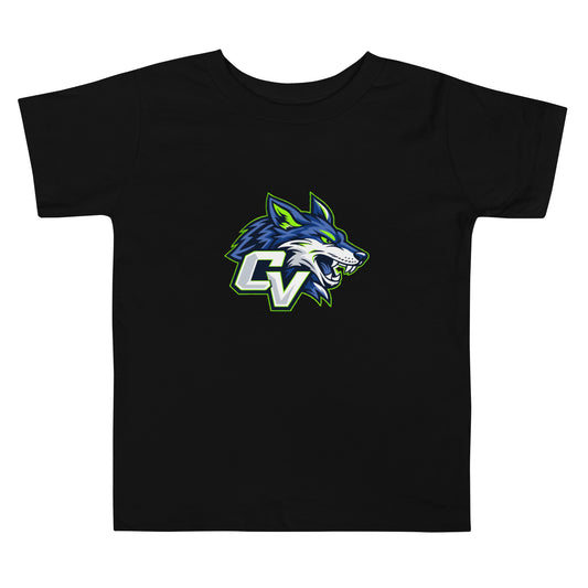 Performance | Toddler T-Shirt | Cumberland Valley Coyotes Football | Crest Logo