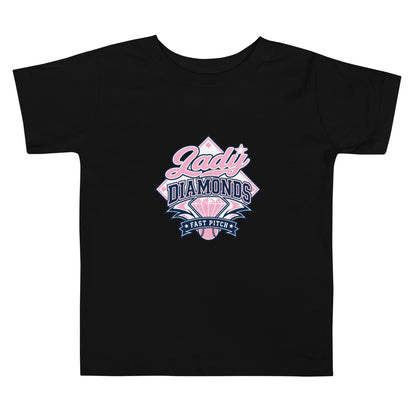 Performance | Toddler T-Shirt | Lady Diamonds | Emblem Logo