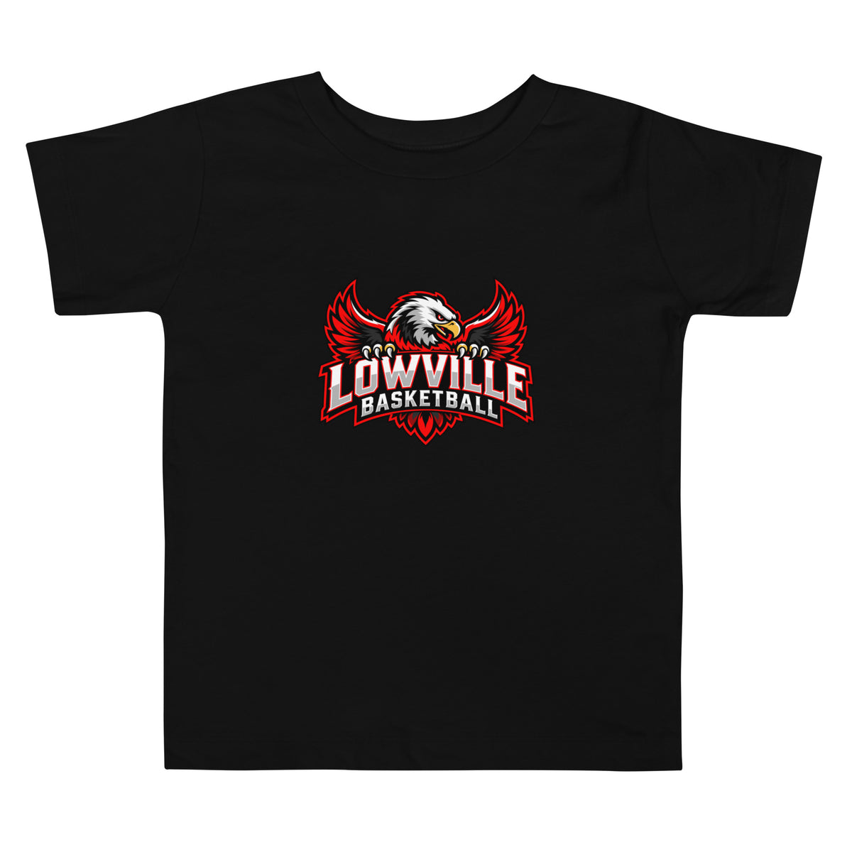 Performance | Toddler T-Shirt | Lowville Girls Basketball | Emblem Logo