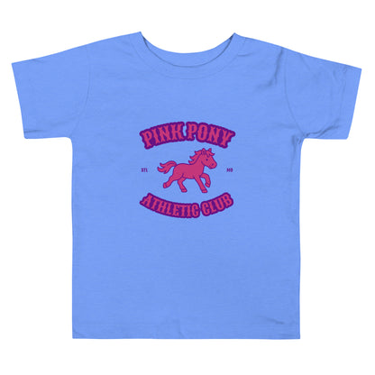 Performance | Toddler T-Shirt | Pink Pony Athletic Club | Crest Logo