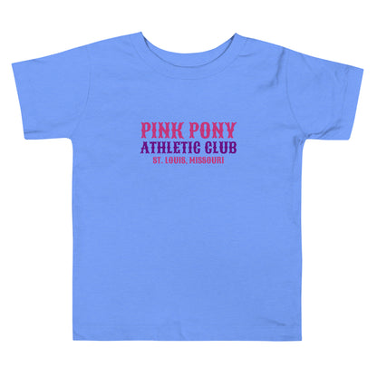 Performance | Toddler T-Shirt | Pink Pony Athletic Club | Athletic Wordmark Logo