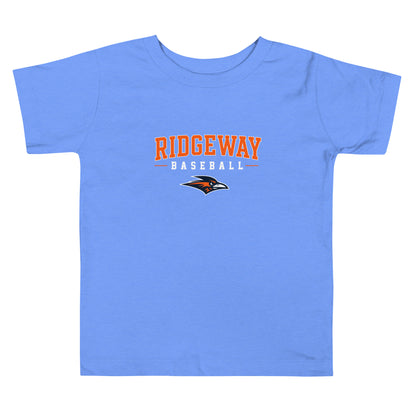 Performance | Toddler T-Shirt | Ridgeway High School Baseball | Emblem Logo