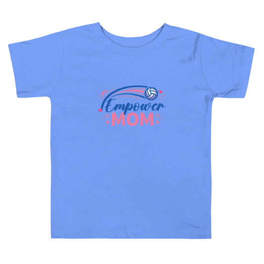Performance | Toddler T-Shirt | Empower Volleyball Club | Mom Crest Logo