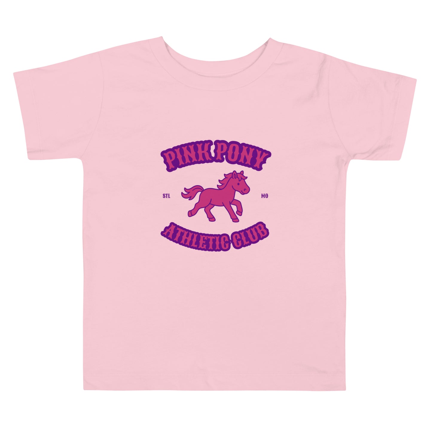 Performance | Toddler T-Shirt | Pink Pony Athletic Club | Crest Logo