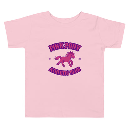 Performance | Toddler T-Shirt | Pink Pony Athletic Club | Crest Logo