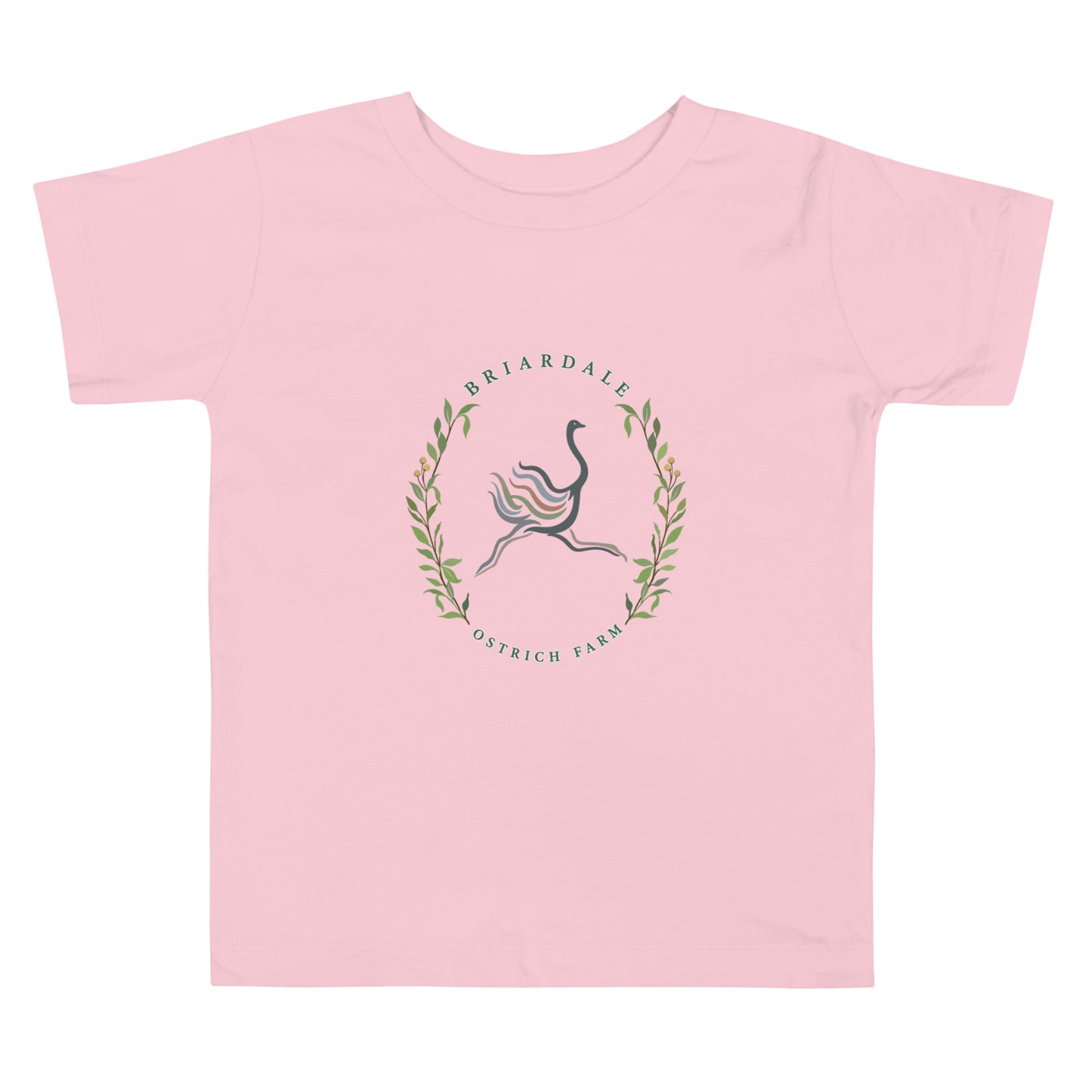 Performance | Toddler T-Shirt | Briardale Ostrich Farm | Crest Logo