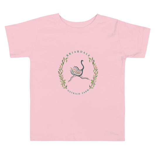 Performance | Toddler T-Shirt | Briardale Ostrich Farm | Crest Logo