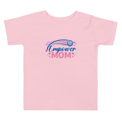 Performance | Toddler T-Shirt | Empower Volleyball Club | Mom Crest Logo