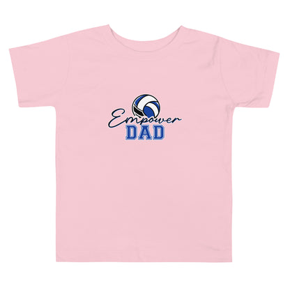 Performance | Toddler T-Shirt | Empower Volleyball Club | Dad Crest Logo