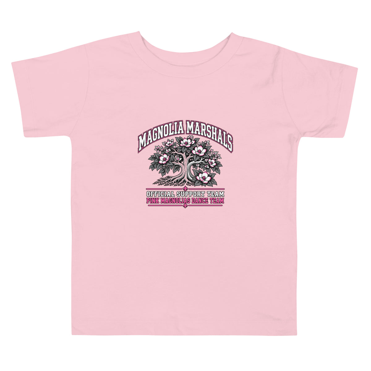 Performance | Toddler T-Shirt | Pink Magnolias Dance | Crest Logo