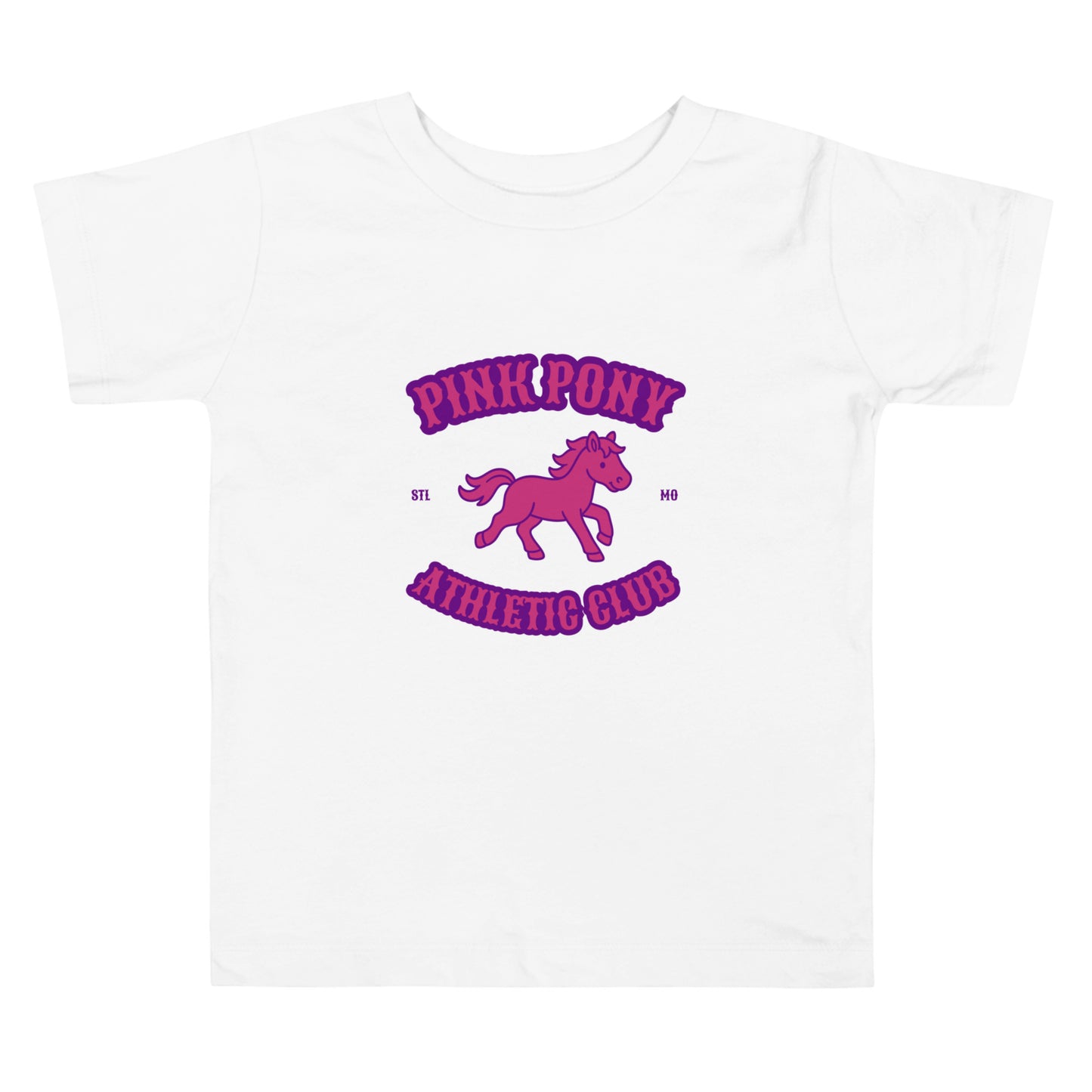 Performance | Toddler T-Shirt | Pink Pony Athletic Club | Crest Logo