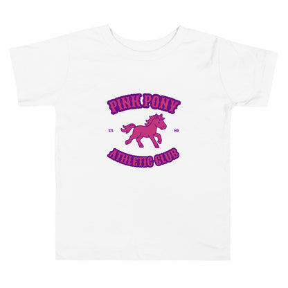 Performance | Toddler T-Shirt | Pink Pony Athletic Club | Crest Logo