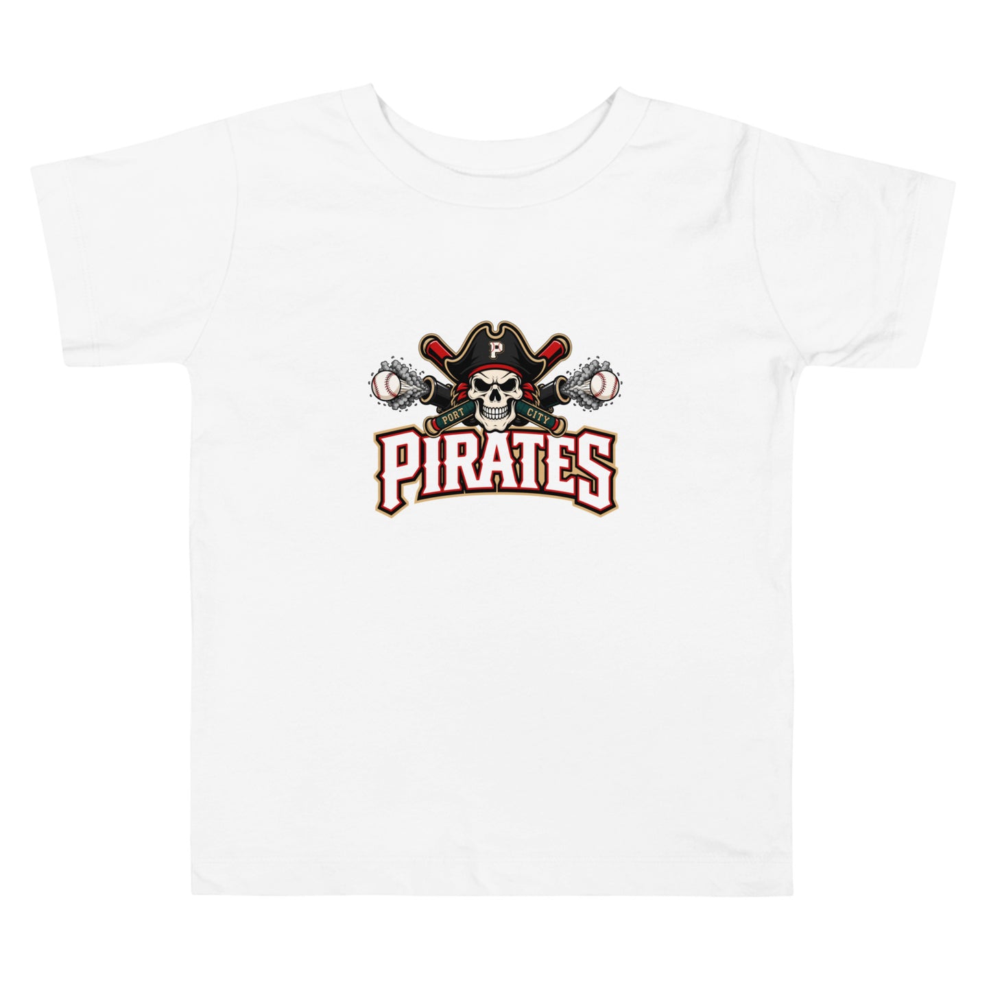 Performance | Toddler T-Shirt | Port City Pirates | Cannonball Portside Logo