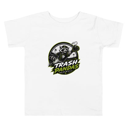 Performance | Toddler T-Shirt | Trash Pandas Baseball Organization | Emblem Logo