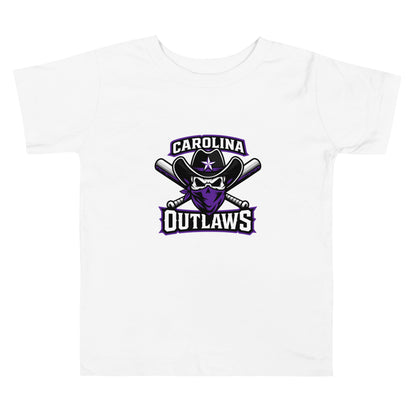 Performance | Toddler T-Shirt | Carolina Outlaws Baseball | Crest Logo