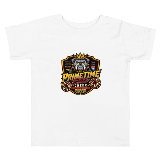 Performance | Toddler T-Shirt | PTE Bulldog Cheer | Shield Logo
