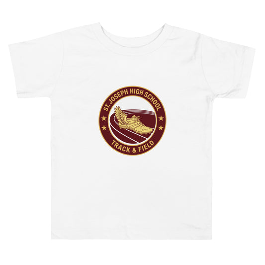 Performance | Toddler T-Shirt | St. Joseph High School - Track & Field | Badge Logo
