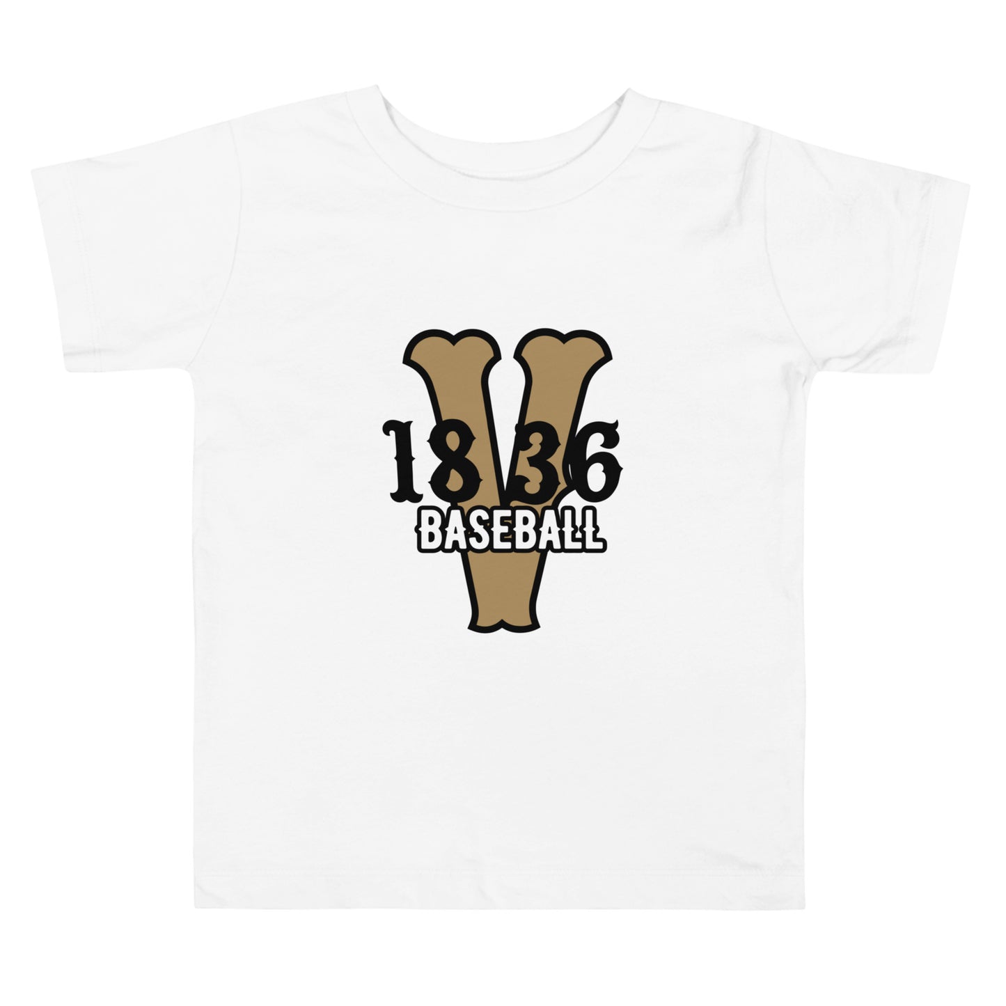 Performance | Toddler T-Shirt | 1836 Volunteers Baseball | Crest Logo