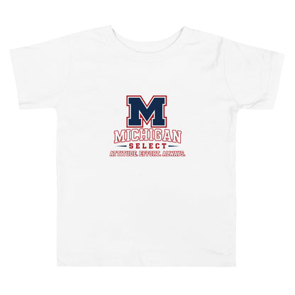Performance | Toddler T-Shirt | Michigan Select Baseball | Crest Logo