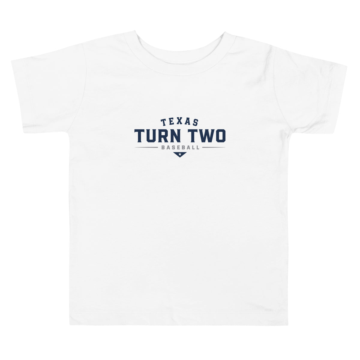 Performance | Toddler T-Shirt | Texas Turn Two Baseball | Modern Script Logo