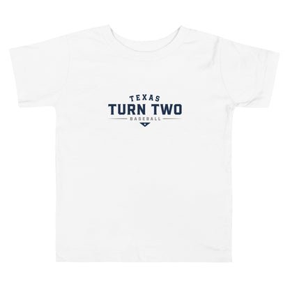 Performance | Toddler T-Shirt | Texas Turn Two Baseball | Modern Script Logo