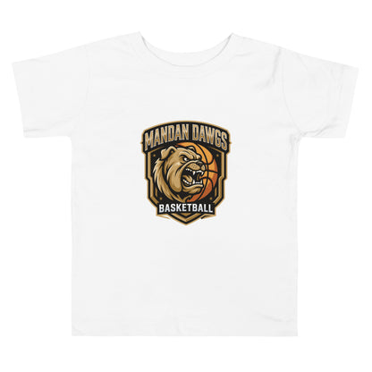 Performance | Toddler T-Shirt | Mandan Dawgs Basketball | Shield Logo