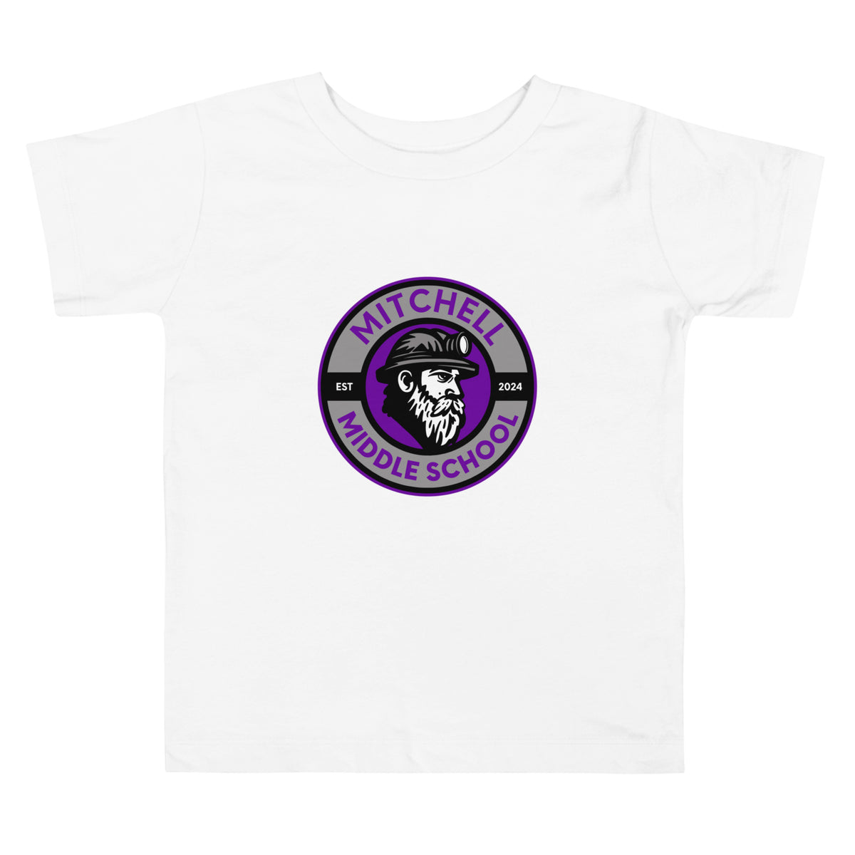 Performance | Toddler T-Shirt | Mitchell Middle School Softball | Badge Logo