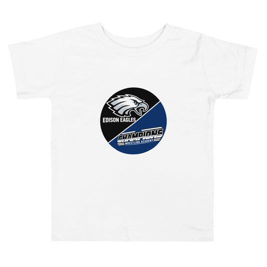 Performance | Toddler T-Shirt | Edison Eagles/CWA Wrestling | Badge Logo
