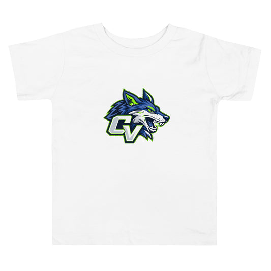 Performance | Toddler T-Shirt | Cumberland Valley Coyotes Football | Crest Logo
