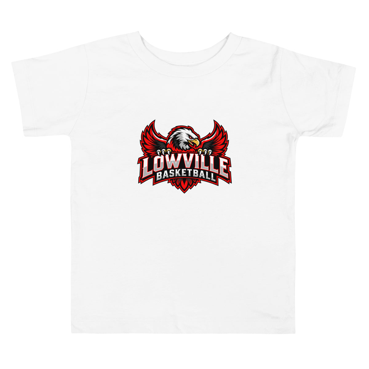 Performance | Toddler T-Shirt | Lowville Girls Basketball | Emblem Logo
