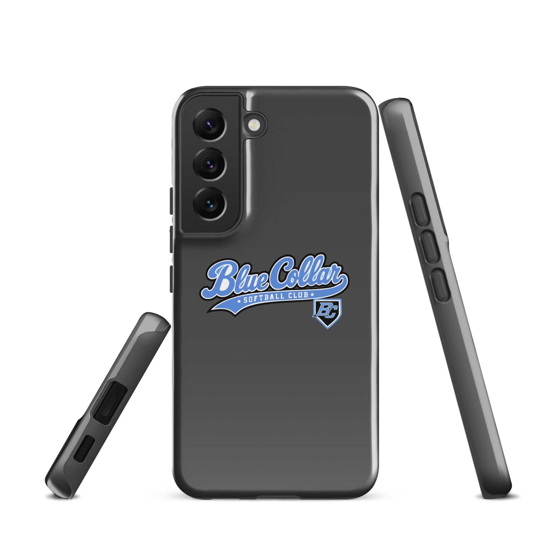 Tough Case for Samsung® | Blue Collar Softball 2034 | Ironclad Logo