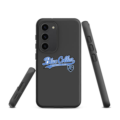Tough Case for Samsung® | Blue Collar Softball 2034 | Ironclad Logo