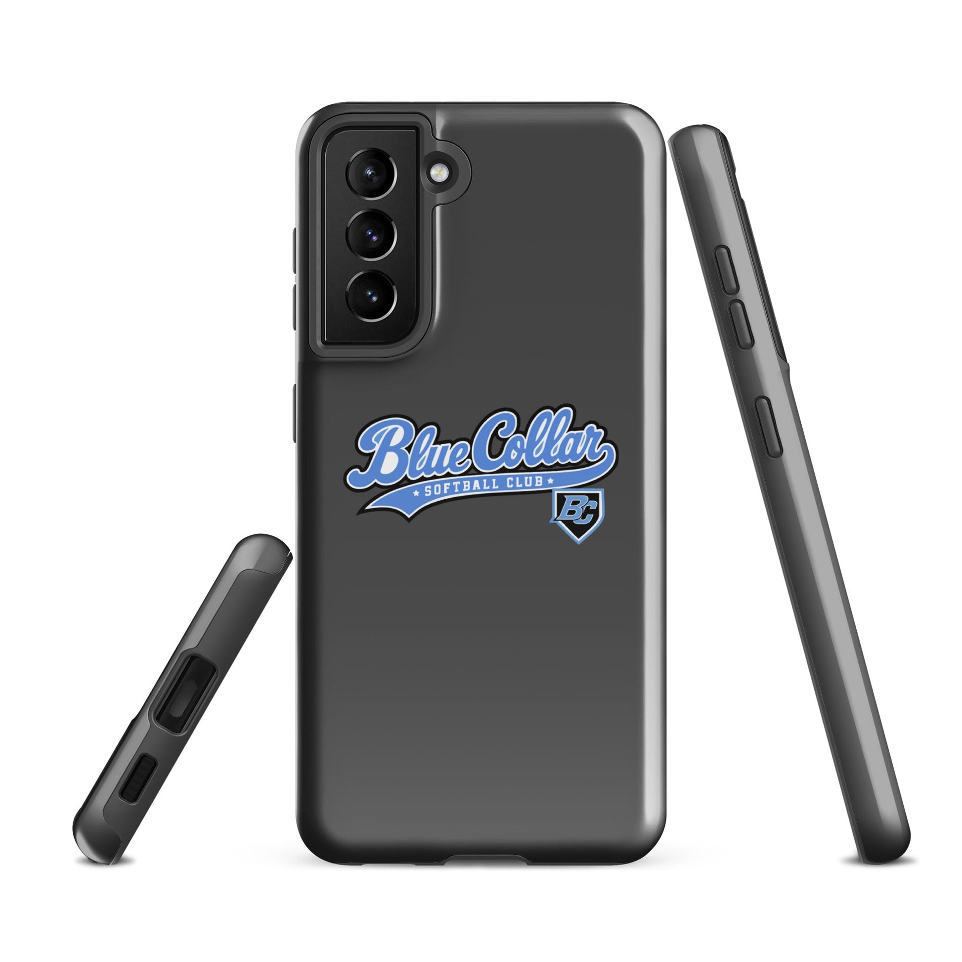 Tough Case for Samsung® | Blue Collar Softball 2034 | Ironclad Logo